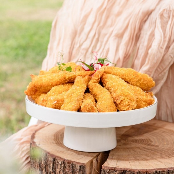 Crochete de pui în fulgi de porumb